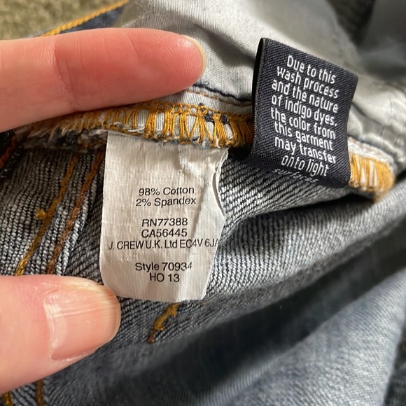 J Crew Toothpick Jeans Size 2 - Picture 6 of 13